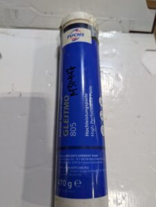 Used Fuchs Cart Grease Gleitmo 805 470G Tube New With Factory Seal
